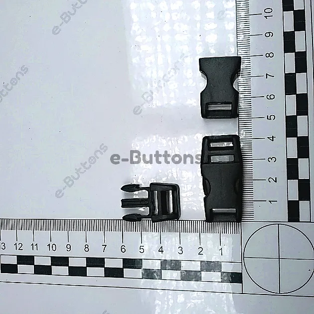 Lock Snap Plastic Buckle - Snap Plastic Bandolier Buckle 1 cm / 0.39" AL005492