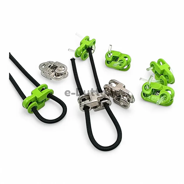 Metal Stoper 4,5 mm Delik Çaplı İki Delikli Fıstık Yeşili Estetik Model - Zamak Stoper CGT0001PROMO