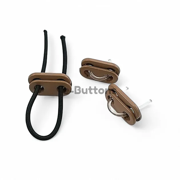 Metal Stopper Two Hole 5.5 mm - 0,22" Hole Diameter Stylish and Aesthetic Model - Zamak Stopper CGT0005
