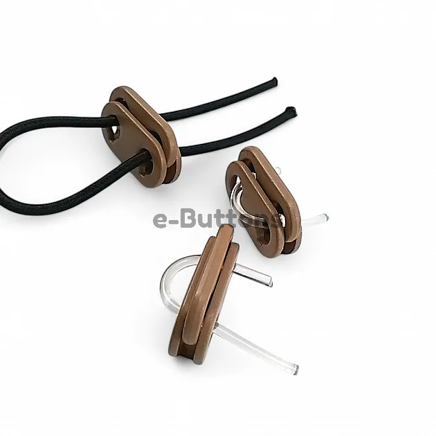 Metal Stopper Two Hole 5.5 mm - 0,22" Hole Diameter Stylish and Aesthetic Model - Zamak Stopper CGT0005