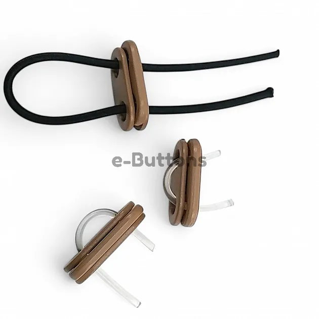 Metal Stopper Two Hole 5.5 mm - 0,22" Hole Diameter Stylish and Aesthetic Model - Zamak Stopper CGT0005