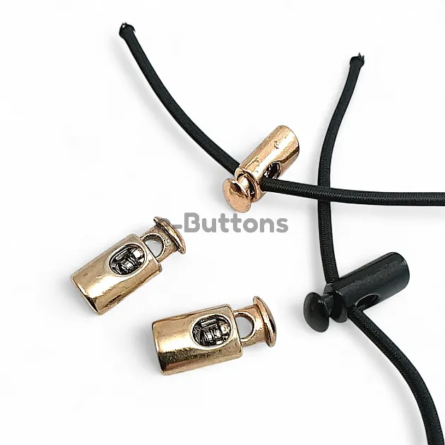 Small Flat Metal Stopper Single Hole 3.5 mm Hole Diameter Top Press Model - Zamak Stopper CGT0033