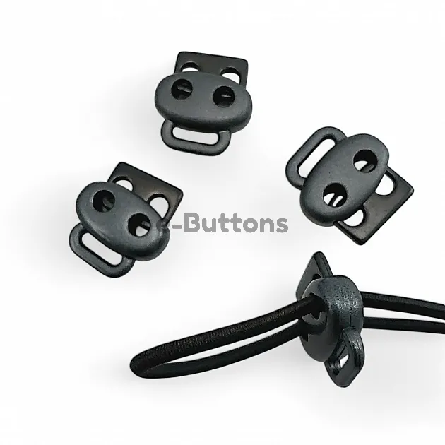 Metal Stopper with Two Holes Handle 4 mm Hole Diameter Stopper - Top Press - Bottom Bridge CGT0036