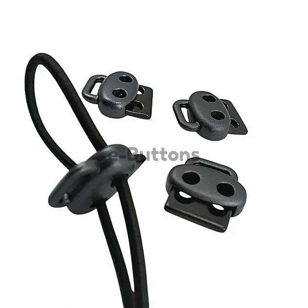 Metal Stopper with Two Holes Handle 4 mm Hole Diameter Stopper - Top Press - Bottom Bridge CGT0036