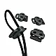 Metal Stopper with Two Holes Handle 4 mm Hole Diameter Stopper - Top Press - Bottom Bridge CGT0036