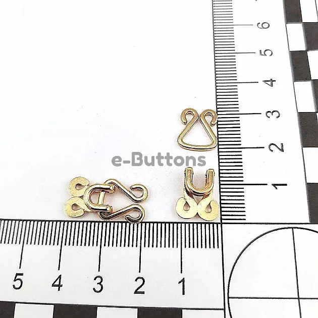 Kopça Agraf 7,5 mm Metal Zamak E 1762