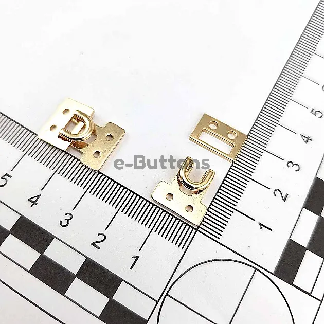 Hook and Eye 14.5 mm Buckle Frog Fastening E 1763