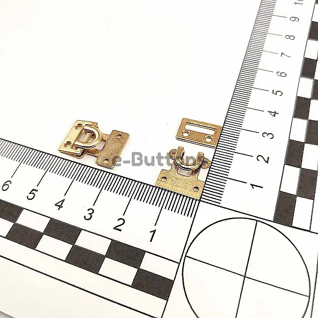 Hook and Eye Buckle 14 mm Frog Fasteners E 1796