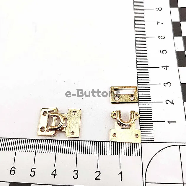 Hook and Eye Buckle 14 mm Frog Fasteners E 1796