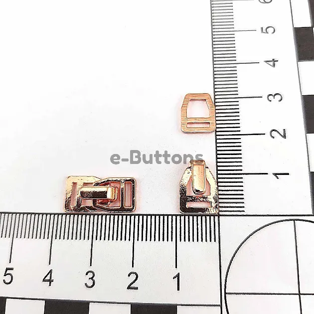 Hook and Eye Buckle 10 mm Frog Fasteners E 1858