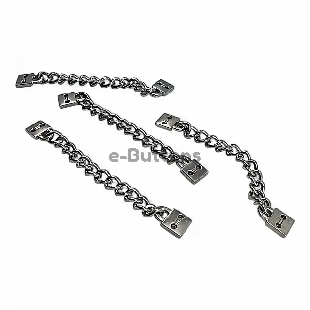 Hanger Chain Post Hole Square End 7.5 cm Length Metal E 1720