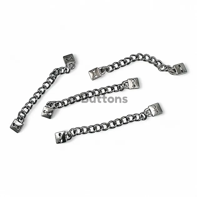 Hanger Chain Post Hole Square End 7.5 cm Length Metal E 1720