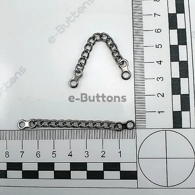Mont Askı Zincir Uçlama İç Çap 4 mm Boy 7 cm  Metal E 1721