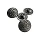 19 mm - 30 Boy Metal Ayaklı Düğme Arma Desenli E 1158