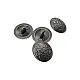19 mm - 30 Boy Metal Ayaklı Düğme Arma Desenli E 1158