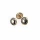 15 mm - 24 L Gold Plated Blouse Shirt Jacket Cufflink E 118 MN V1