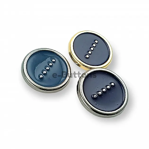 Enamel Shank Coat - Jacket Button 28mm 46 Length-E 1200