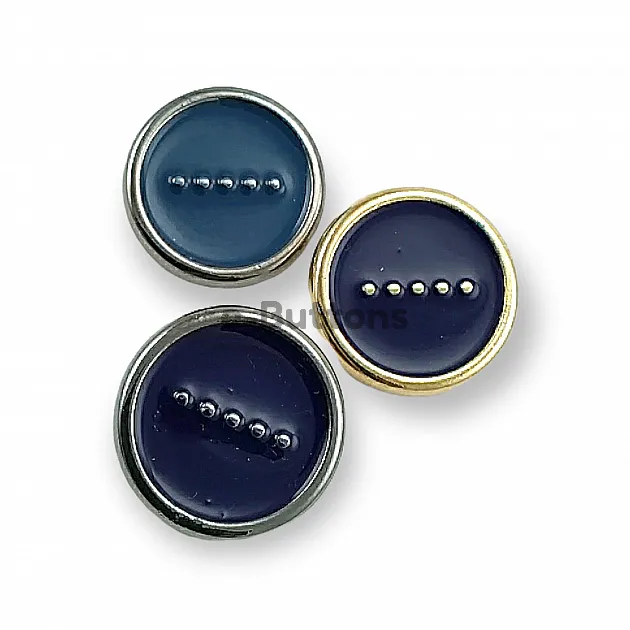 Enamel Shank Coat - Jacket Button 28mm 46 Length-E 1200