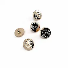 Enamel Gold Plated Blouse Shirt Dress and Jacket Cufflink 12,5 mm - 20 L E 1657 V2