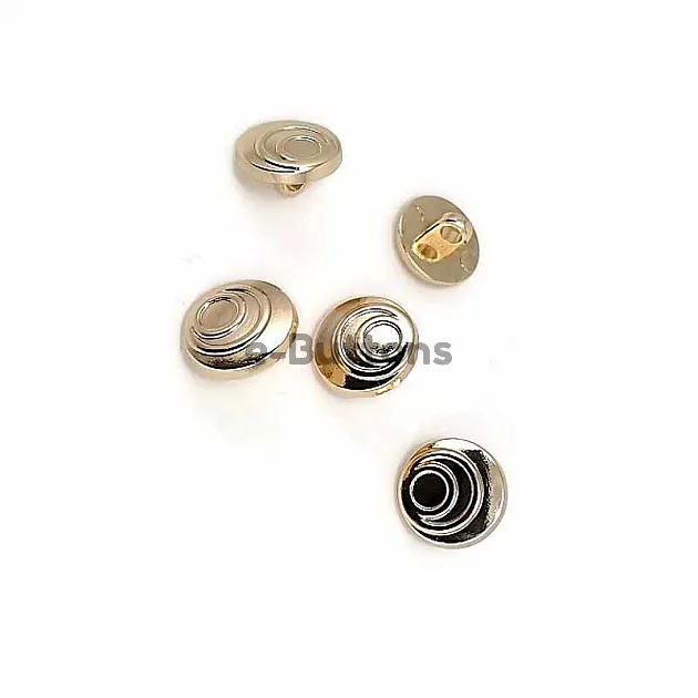 Enamel Gold Plated Blouse Shirt Dress and Jacket Cufflink 12,5 mm - 20 L E 1657 V2