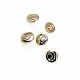 Enamel Gold Plated Blouse Shirt Dress and Jacket Cufflink 12,5 mm - 20 L E 1657 V2