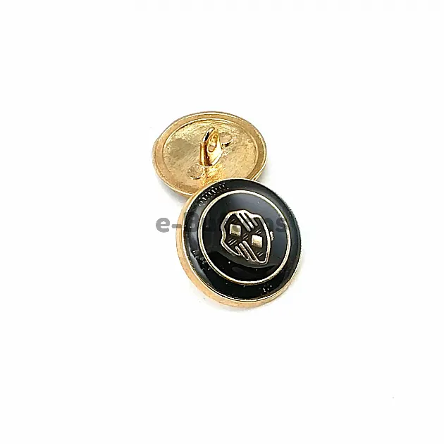 Enamel Blazer and Gold Plated Jacket Button 21 mm - 32 L E 965 V1