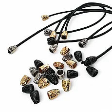 Bell Model Metal Cord End 3.5 mm Cord Input Patterned and Aesthetic Design E 1603