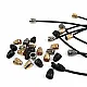 Bell Model Metal Cord End 3.5 mm Cord Input Patterned and Aesthetic Design E 1603