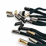 Cylinder Model Metal Cord End 4 mm Cord Input Aesthetic Model - Small Size E 1725