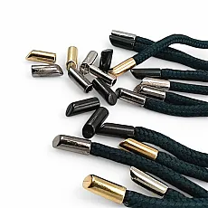 Cylinder Model Metal Cord End 4 mm Cord Input Aesthetic Model - Small Size E 1725