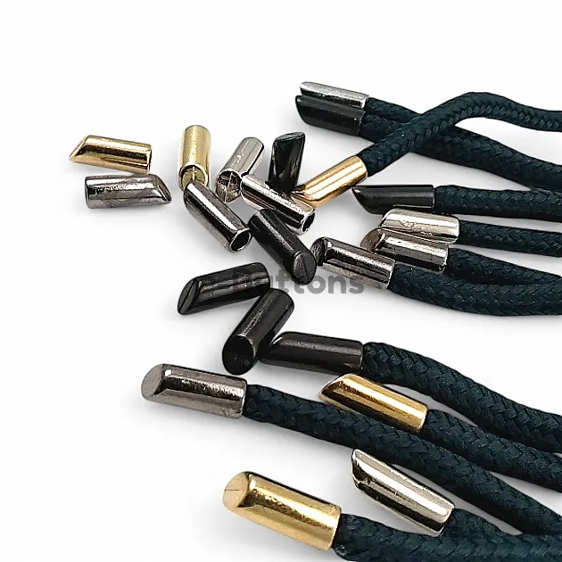 Cylinder Model Metal Cord End 4 mm Cord Input Aesthetic Model - Small Size E 1725