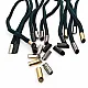 Cylinder Model Metal Cord End 4 mm Cord Input Aesthetic Model - Small Size E 1725