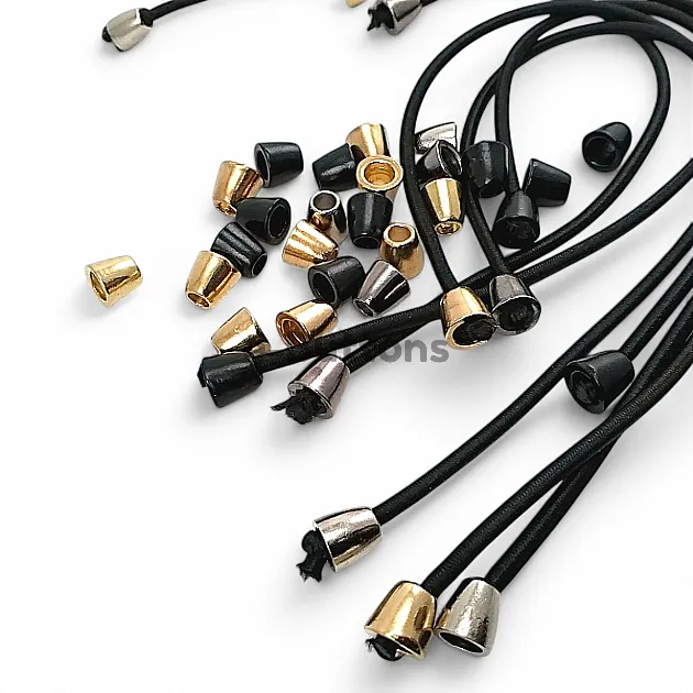 Metal Cord End Small Size Bell Model - Pear Model 3.5 mm Cord Entry E 1730