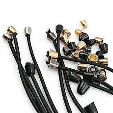 Metal Cord End Small Size Bell Model - Pear Model 3.5 mm Cord Entry E 1730