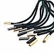Large Size Metal Cord End 5 mm Cord Input Cylinder - Aesthetic Model E 2009