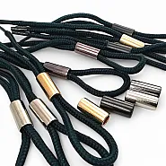 Metal Bağ Ucu Büyük Boy Silindir 7,5 mm Kordon Girişli - Estetik Model E 2059