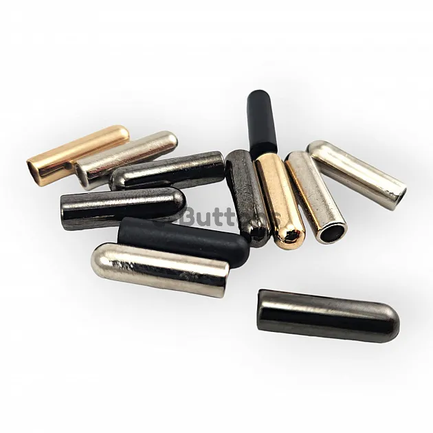 Metal Cord End 2 cm with 4.4 mm Opening E 2092 Metal Cord End 2 cm with 4.4 mm Opening E 2092