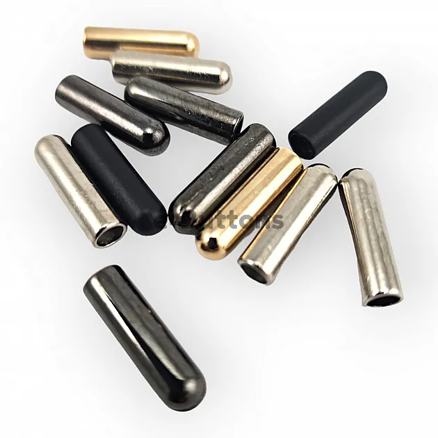 Metal Cord End 2 cm with 4.4 mm Opening E 2092 Metal Cord End 2 cm with 4.4 mm Opening E 2092