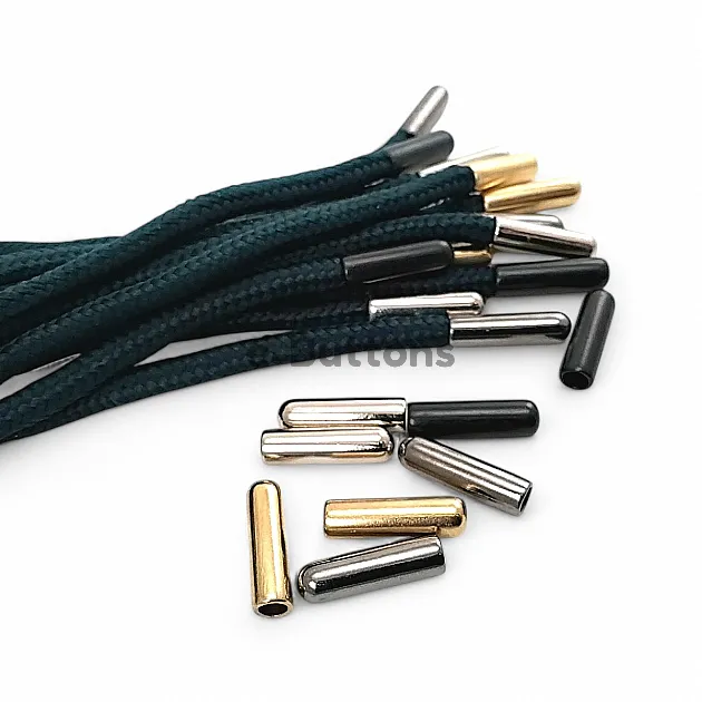 Metal Cord End 2 cm with 4.4 mm Opening E 2092