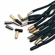 4 mm Cord Input Metal Cord End Cylinder Model - Small Size E 2097
