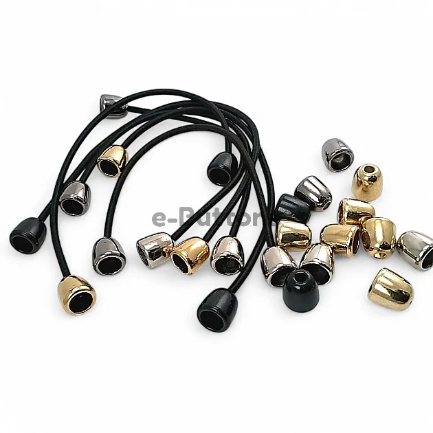 Zarif Metal Bağ Ucu 3,5 mm Kordon Girişli Çan Model - Armut Model E 213