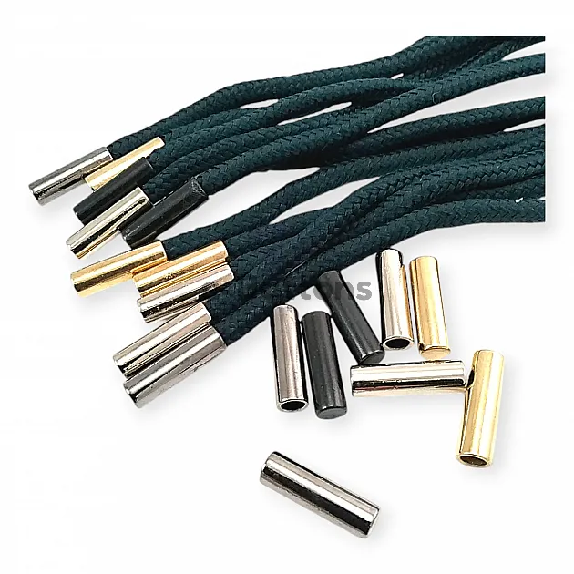 Metal Cord End Cylinder Model - Bottom Flat Model 4.5 mm Cord Entry E 2252