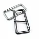 Luggage Strap Bag Buckle Roller Pin Buckle 6 cm E 1816