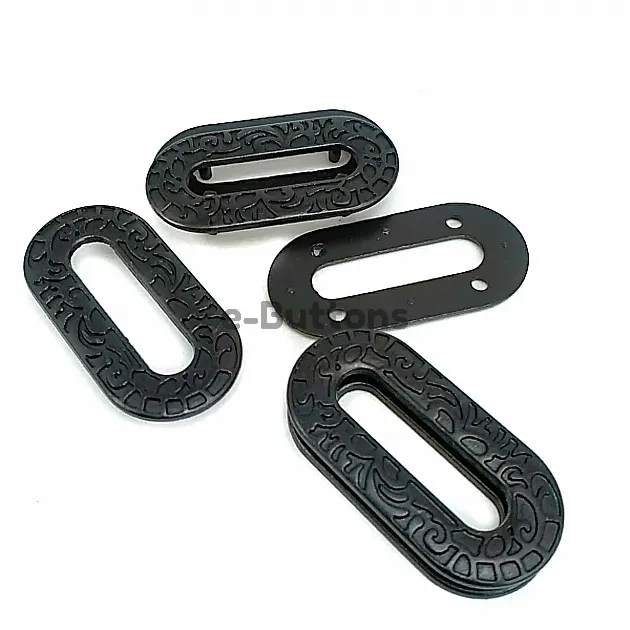 Eyelet 28 x 40 mm Oval Edge Decorative Patterned Eyelet E 664