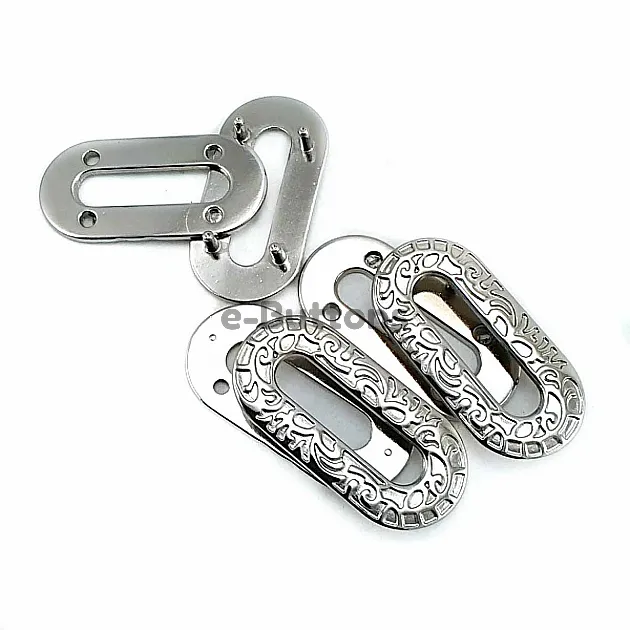Eyelet 28 x 40 mm Oval Edge Decorative Patterned Eyelet E 664