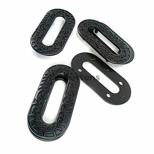 Eyelet 28 x 40 mm Oval Edge Decorative Patterned Eyelet E 664