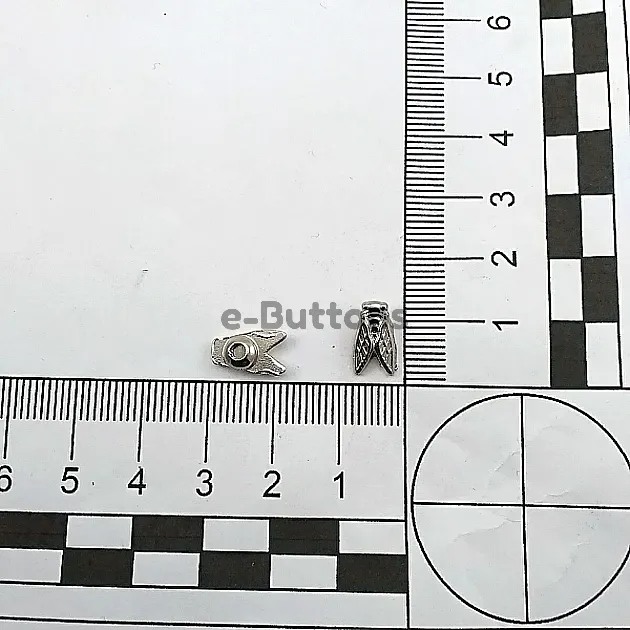 Zamak Rivet Housefly Logo 11,5 mm E 2236