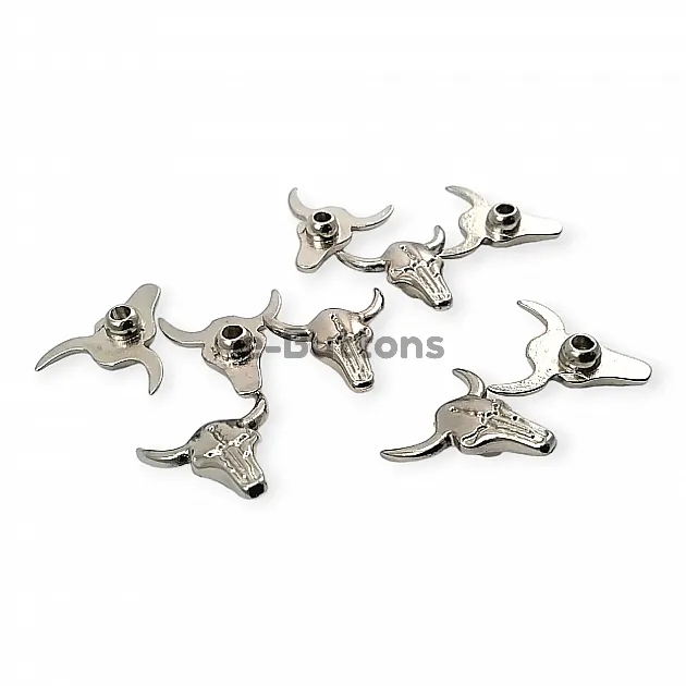 Rivet 17,5 mm Bull Logo Zamak E 2246