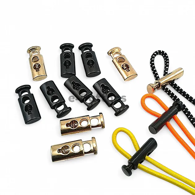 İki Delikli 5 mm Delik Çaplı Metal Stoper Üstten Basmalı Model - Zamak Stoper E 2061