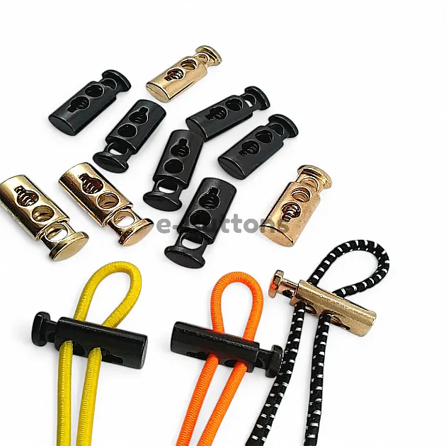 İki Delikli 5 mm Delik Çaplı Metal Stoper Üstten Basmalı Model - Zamak Stoper E 2061